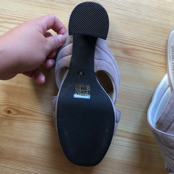 Jeffrey Campbell grey-beige platforms - Picture 6 of 8